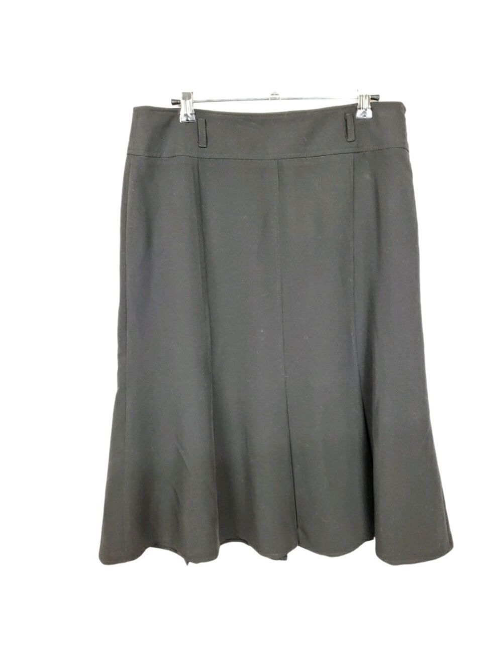 Larry Levine sz 8 black godet skirt classy look
